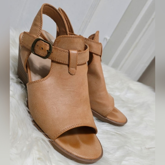 Frye Gaia Open Toe Wedge Sandals Size 6.5M - Picture 7 of 10